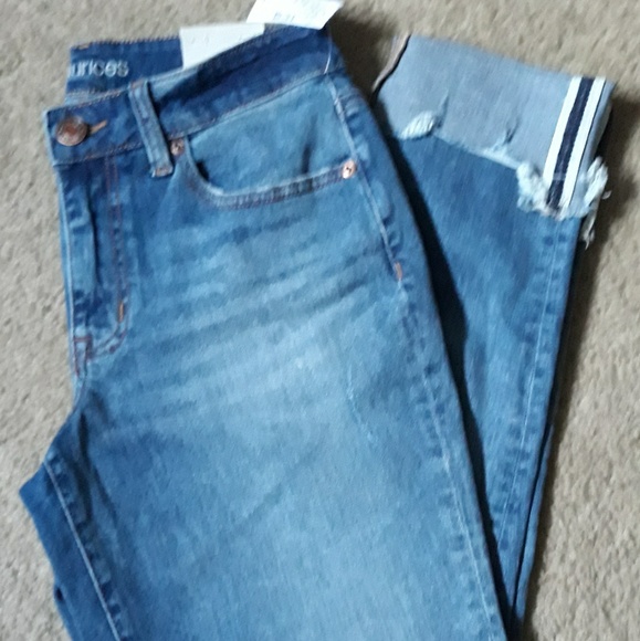 BOYFRIEND CROP JEANS/HOST PIC - Picture 3 of 6